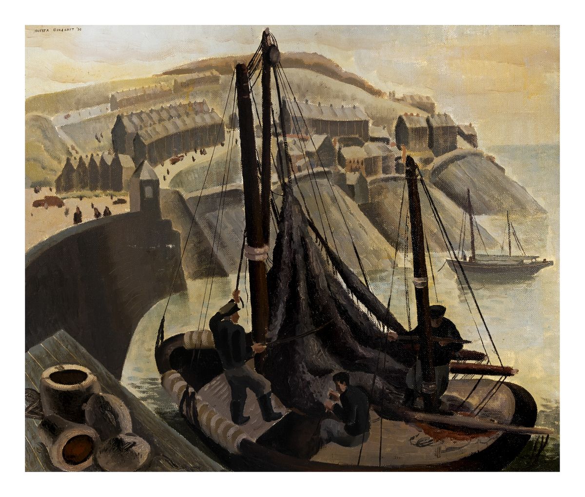 Image of A Brixham trawler, Devonshire