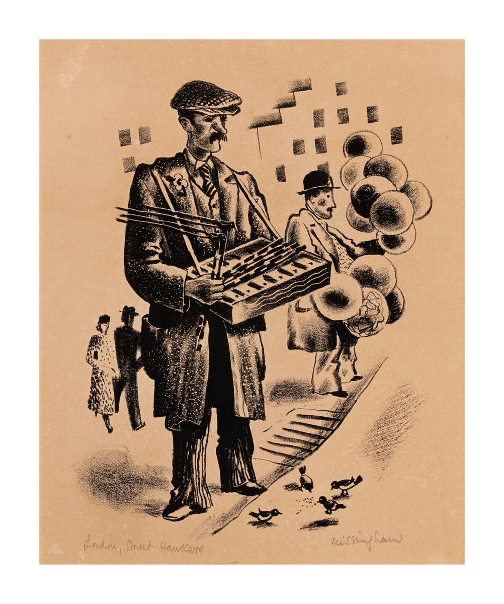 Image of London street hawker