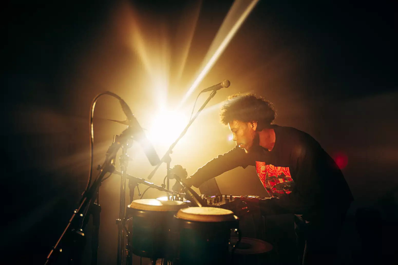 Obeka behind the scenes at his Factory Session shoot photographed by Marieke Macklon