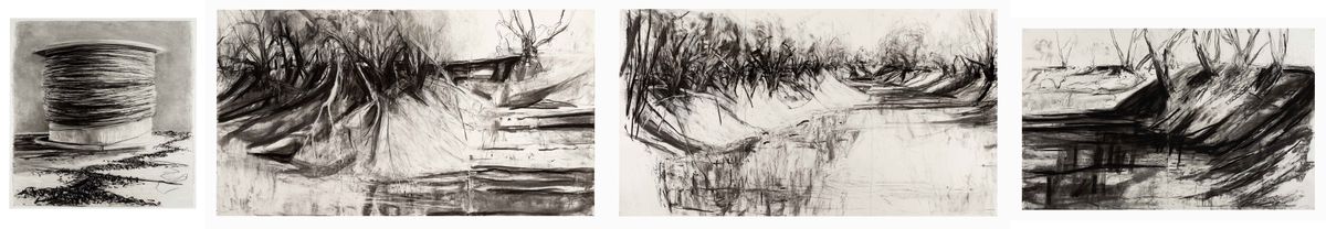 Image of Stitched up (quadtych)