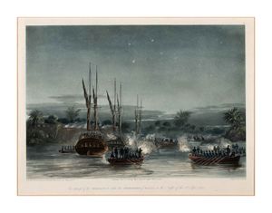 Image of The attempt of the Birmans to retake the Stockades of Dalla