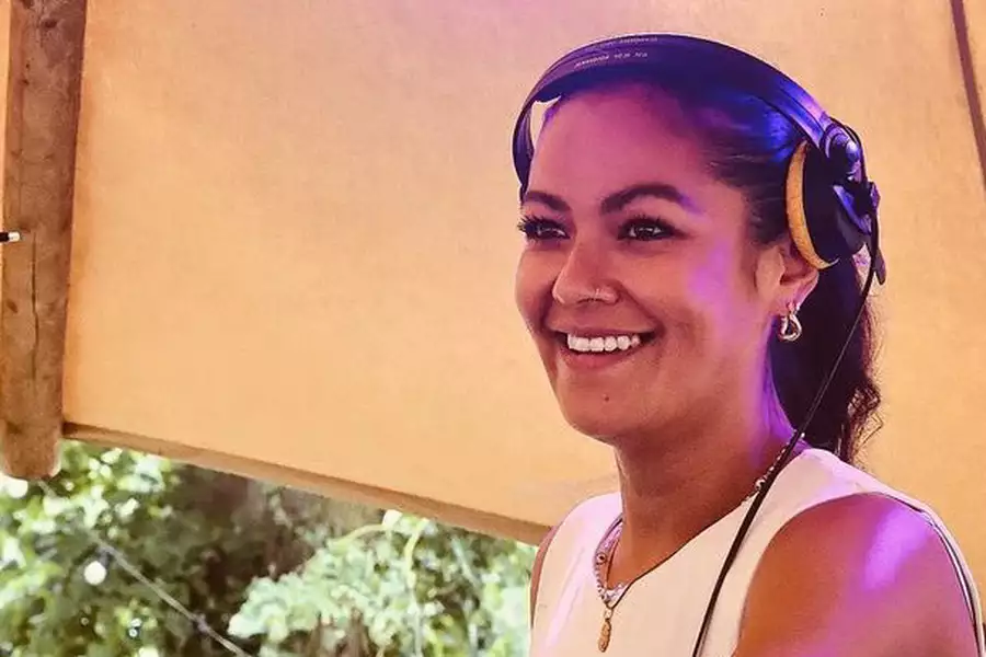 Photo of Roisin Walsh DJing