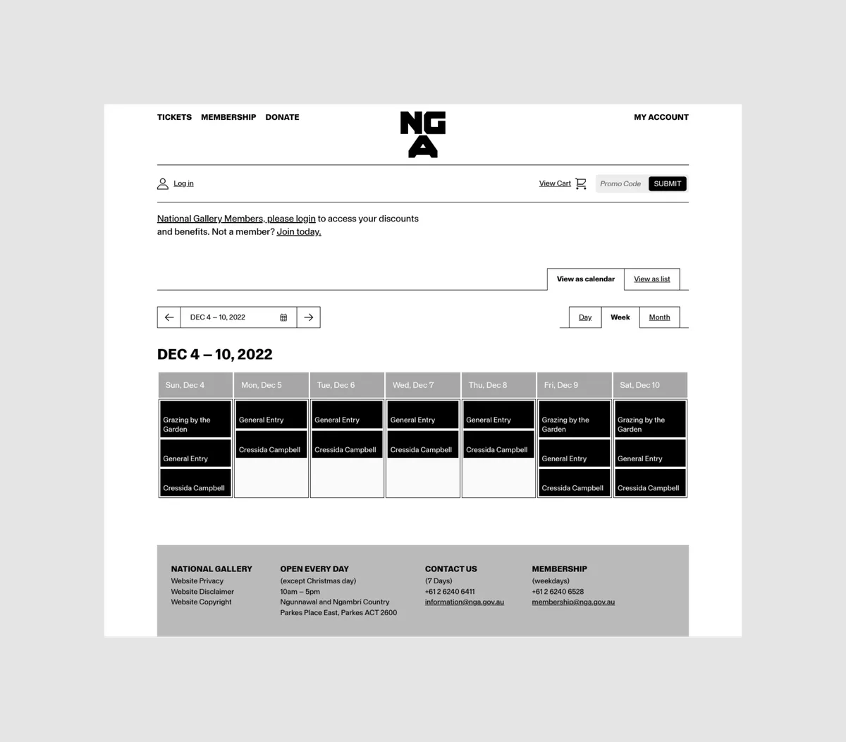 Screenshot of customised TNEW eCommerce platform