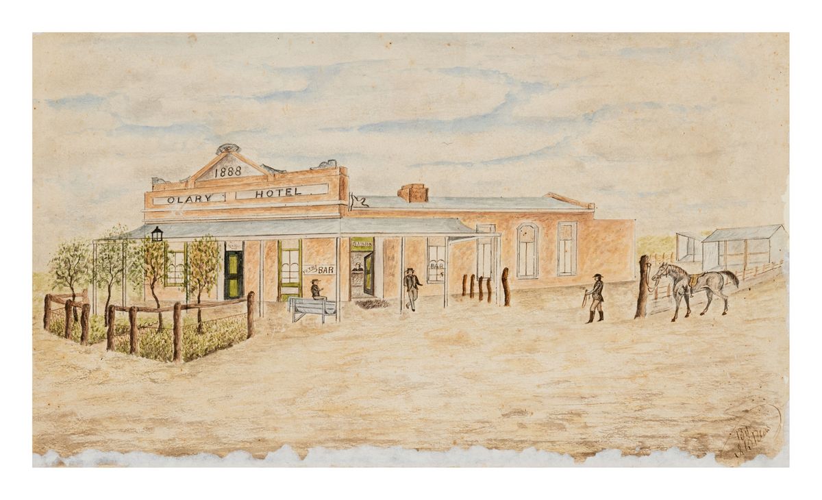 Image of Olary Hotel war memorial
