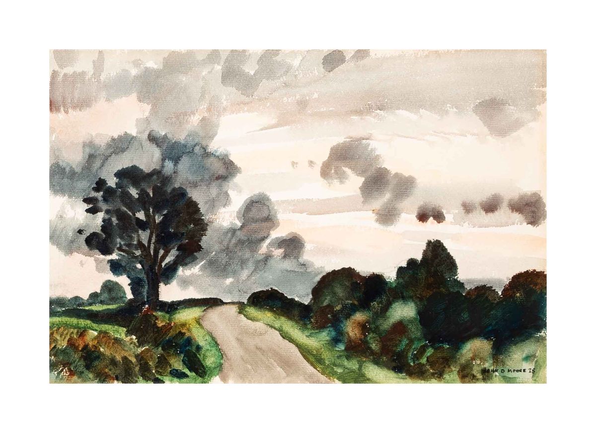 Image of Evening sky, England
