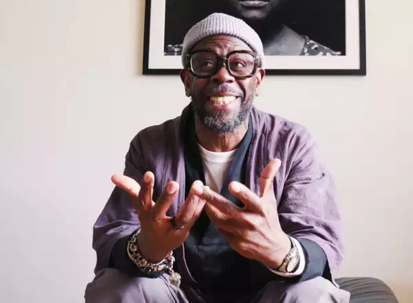 Benji Reid in the Studio