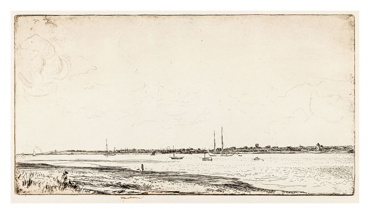 Image of Brightlingsea from Mersea Island