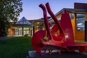 The front of the Bathurst Regional Art Gallery