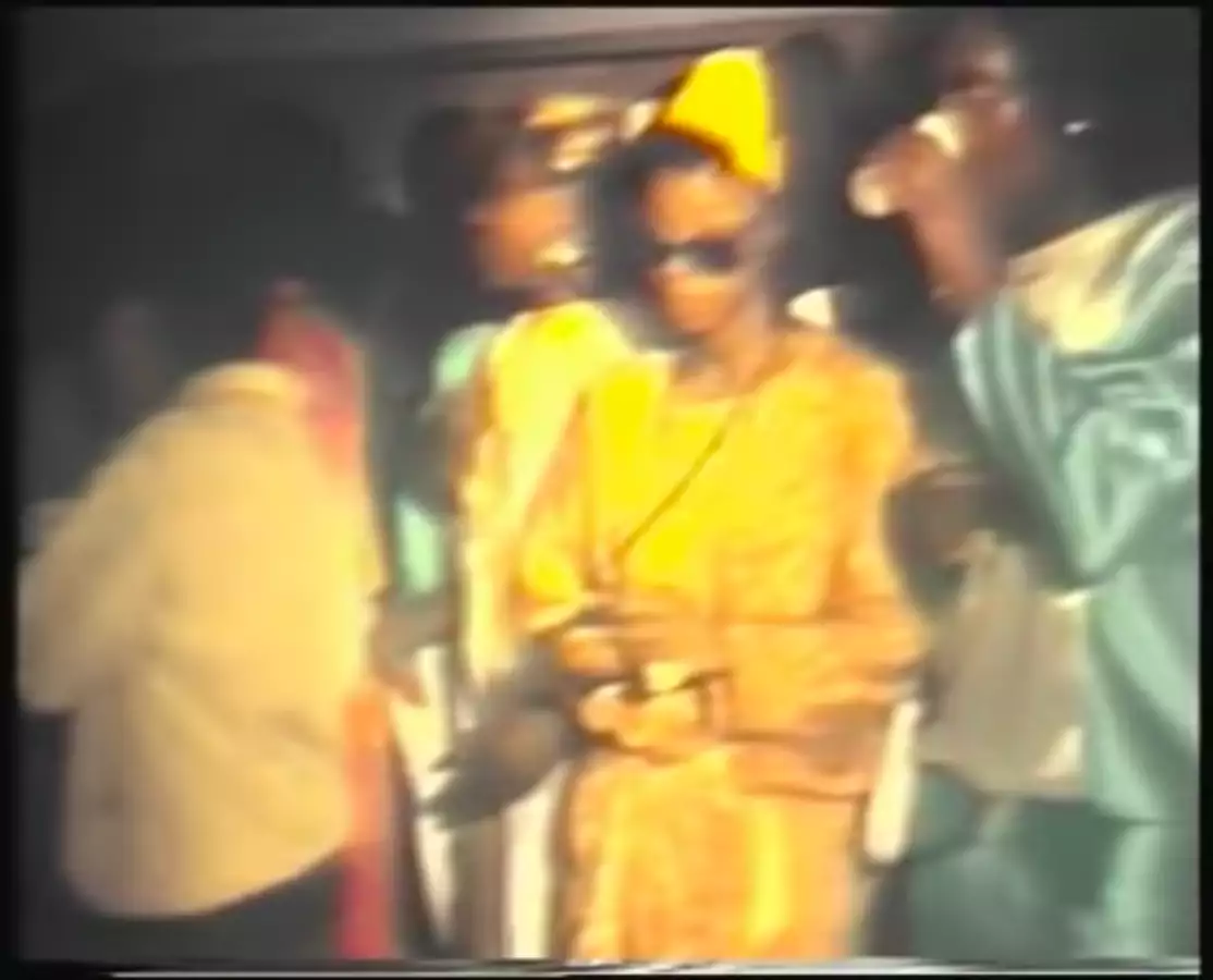 A still from Mastermind Roadshow with performance by Foot Patrol - Moss Side, Manchester 1986