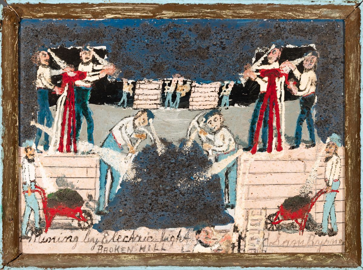 Image of Mining by electric light