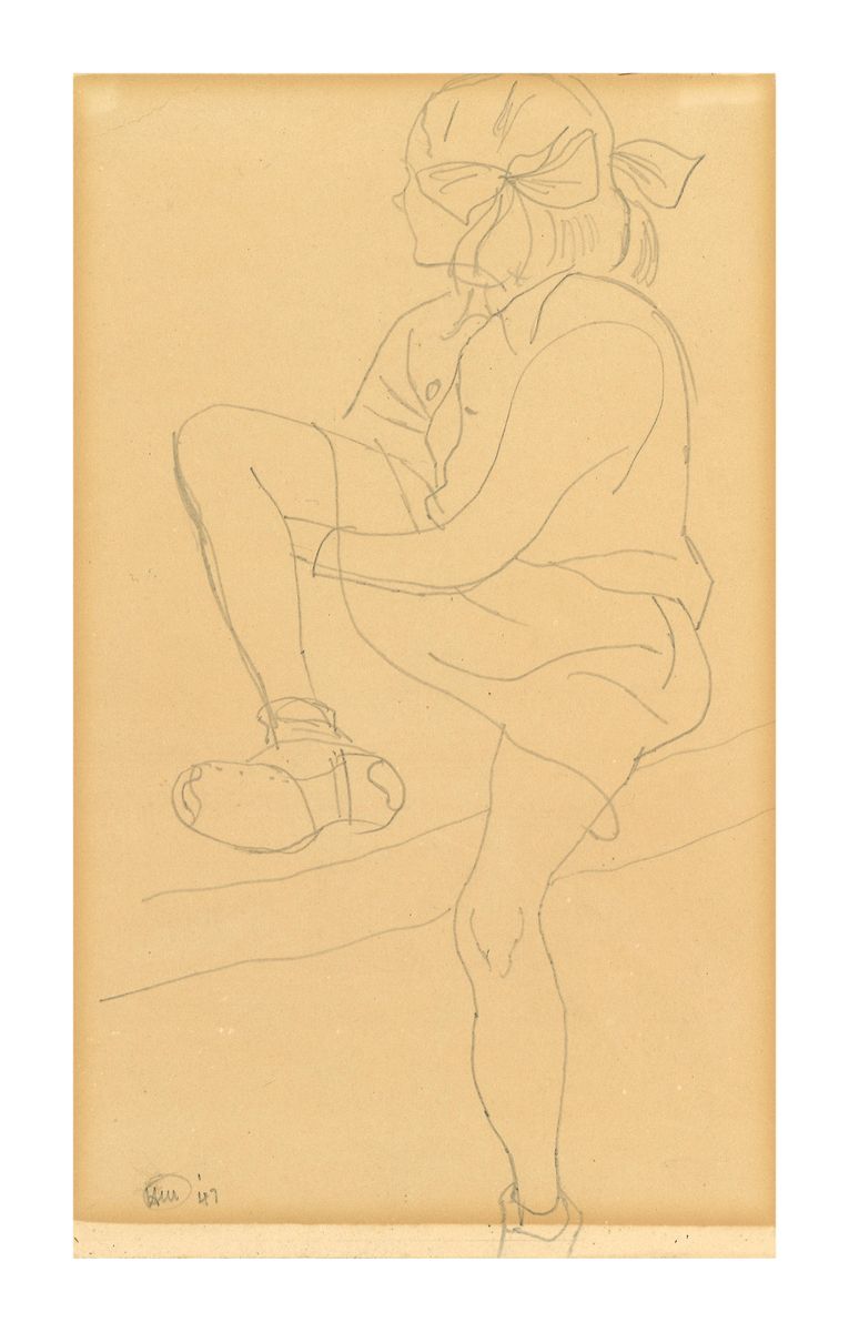 Image of Girl seated