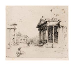 Image of Flower seller by St Martin-in-the-Fields
