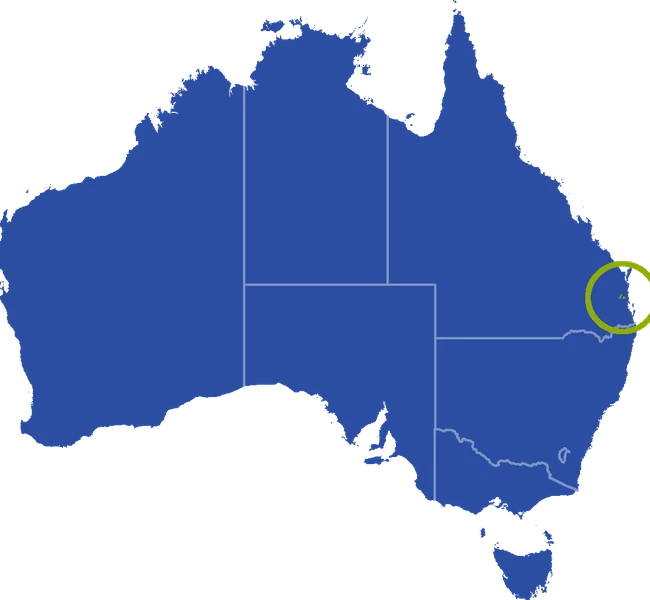 Distribution map for Rheobatrachus silus