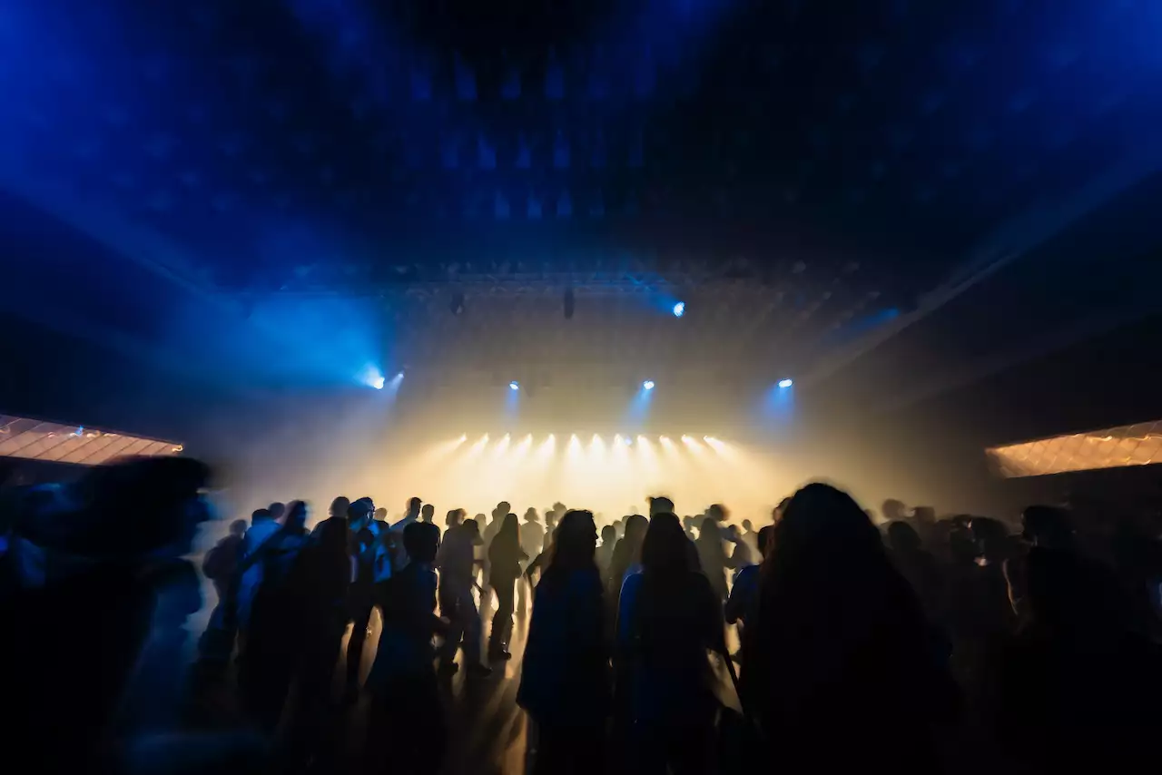 Photo of crowd at New Century Hall for R.O.S.E