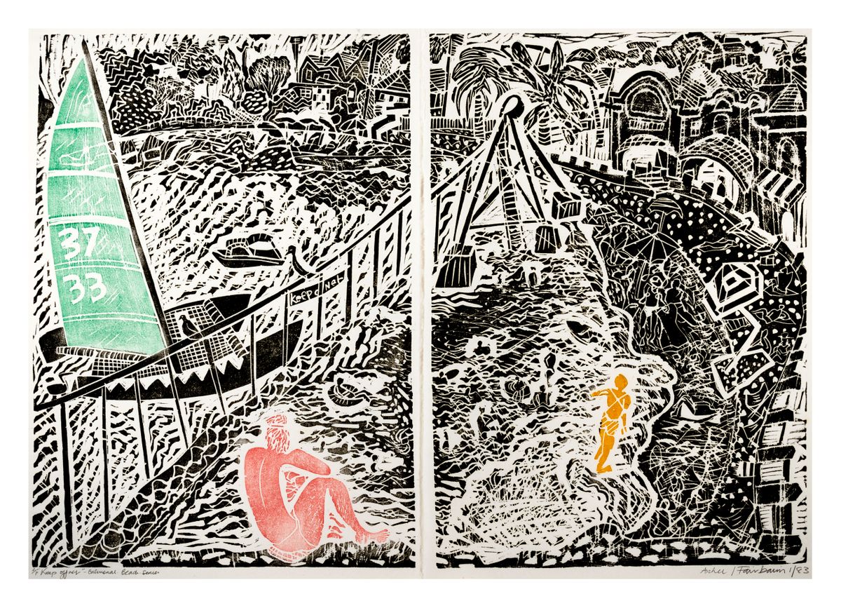 Image of Keep off net (Diptych)