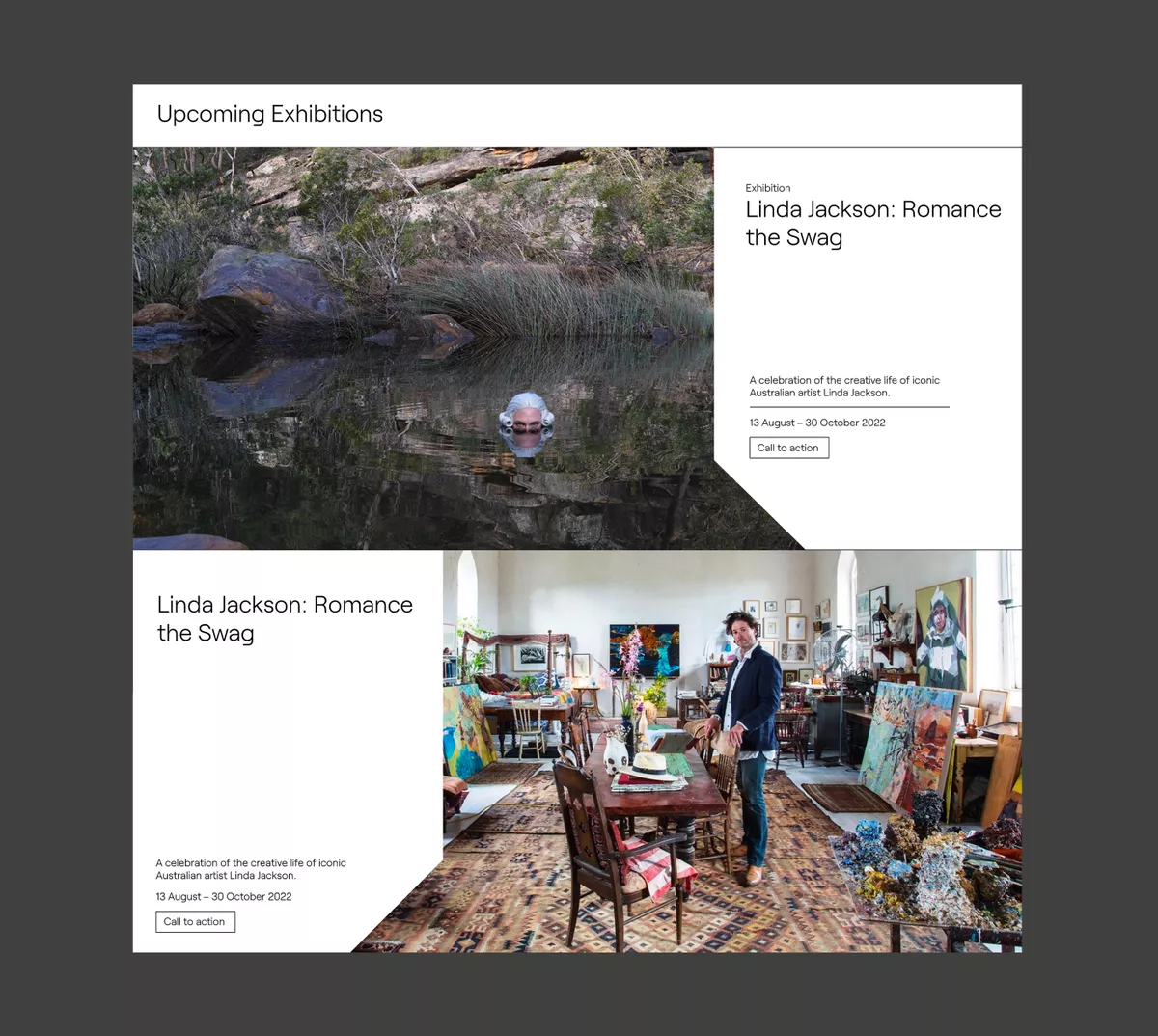 Screenshot of promo banners from the BRAG website