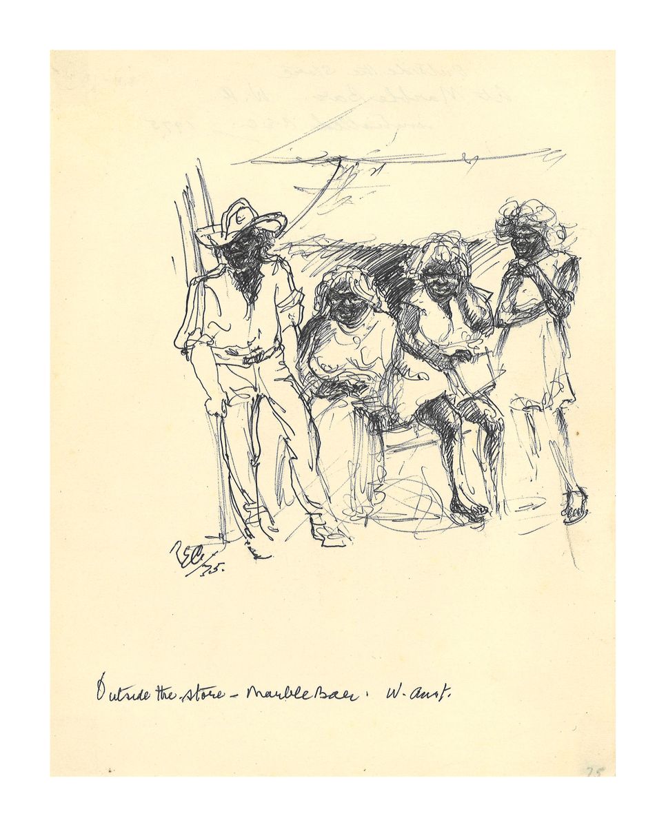 Image of Outside the store, Marble Bar, Western Australia