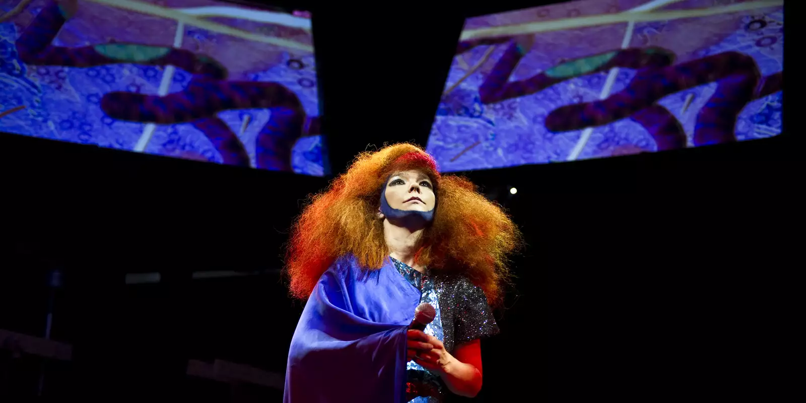 Bjork at the Manchester International Festival 2011