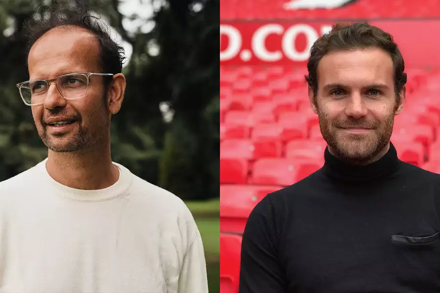Photographs of Tino Sehgal and Juan Mata