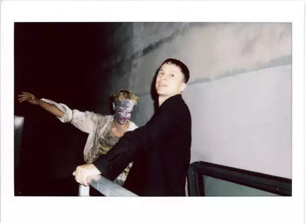 A polaroid of artist duo Bullyache