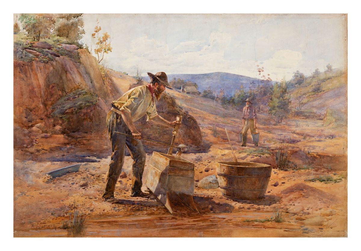 Image of Cradling in Golden Gully, NSW