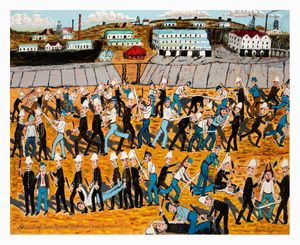 Image of Arrest of Tom Mann, 1909 lockout riot, Broken Hill